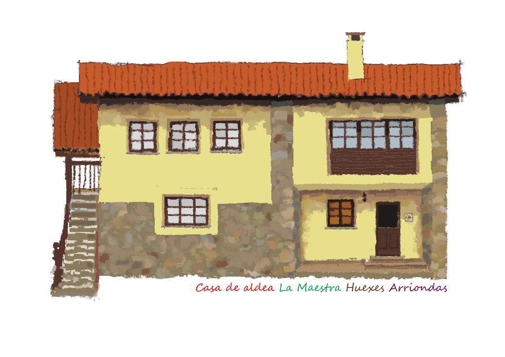 Ferienwohnung Casa La Maestra Les Arriondes Exterior foto